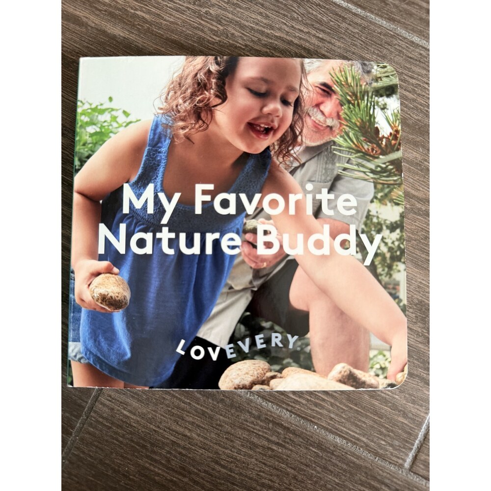 Lovevery My Favorite Nature Buddy Board Book Toddler Real Photo Nature